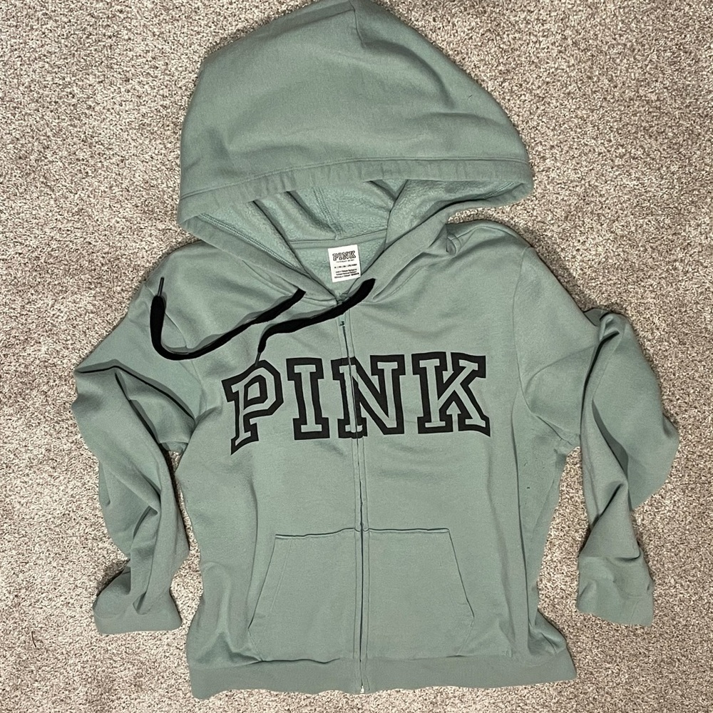 Victoria Secret PINK Zip-up Hoodie, Sz XL